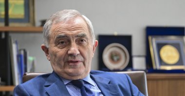 Black Sea Economic Cooperation General Secretary Ambassador Lazar Comanescu speaks to Anadolu Agency (AA) in Istanbul, Türkiye, June 25, 2023. (AA Photo)