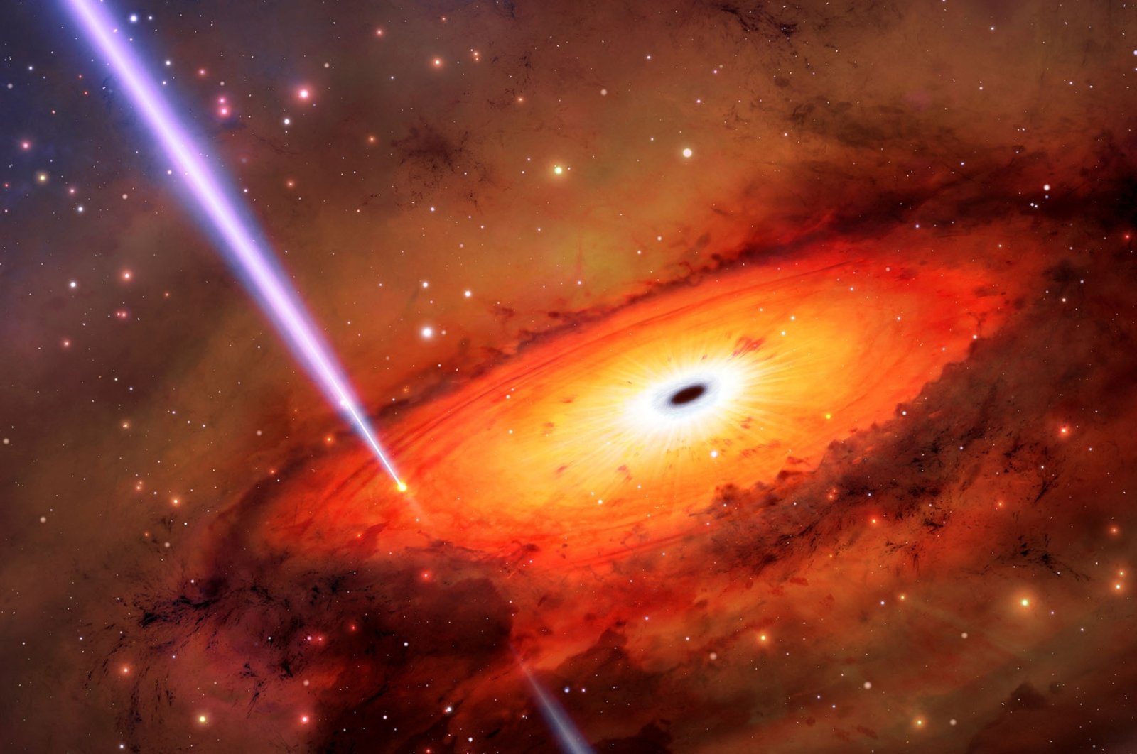 Peristiwa galaksi: Para ilmuwan melihat kehancuran bintang saat bintang bertabrakan