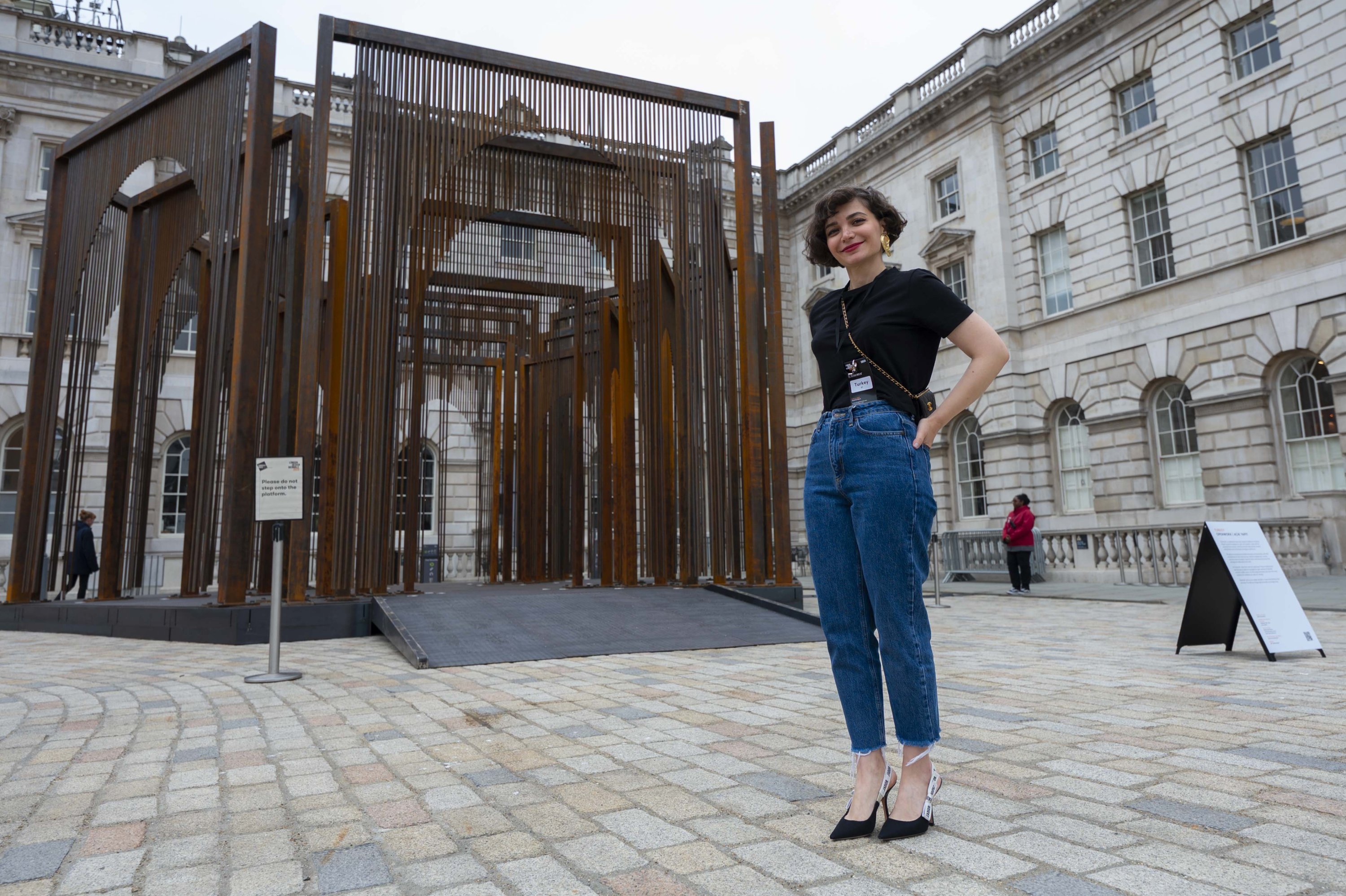 "OpenWork" project by Melek Zeynep Bulut from Türkiye has won first place in the public vote at the London Design Biennale 2023, London, U.K., June 1, 2023. (AA Photo)