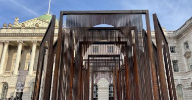 "OpenWork" project by Melek Zeynep Bulut from Türkiye has won first place in the public vote at the London Design Biennale 2023, London, U.K., June 1, 2023. (AA Photo)