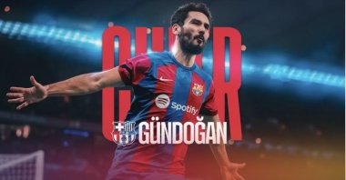 The illustration shows Barcelona&#039;s new signing, İlkay Gündoğan. (FC Barcelona on Instagram)
