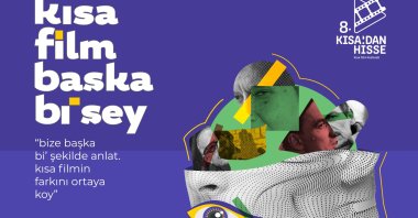 The poster of the 8th Kısa’dan Hisse Short Film Festival. (Photo courtesy of the festival)