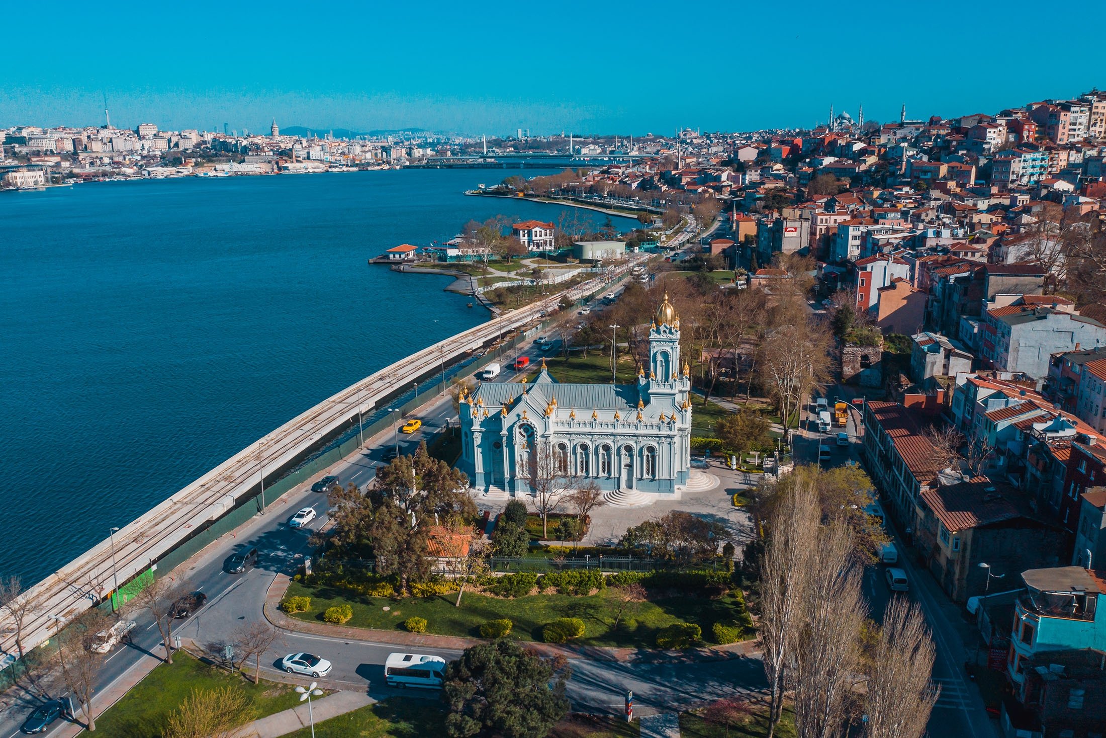 Gereja Ortodoks Bulgaria St. Stefanus, di Istanbul, Türkiye.  (Foto Shutterstock)
