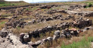 Excavation works continue in the Kültepe Kaniş-Karum Mound in Kayseri, central Türkiye, June 30, 2023. (DHA Photo)