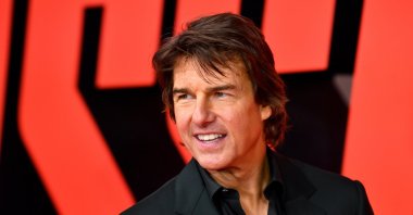 Cast member Tom Cruise arrives on the red carpet for the Australian Premier of "Mission Impossible – Dead Reckoning Part One," at the ICC Sydney in Sydney, Australia, July 3, 2023. (EPA Photo)
