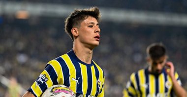 Fenerbahçe Arda Güler celebrates after scoring against Trabzonspor at the Ülker Stadium, Istanbul, Türkiye, May 19, 2023. (AA Photo)