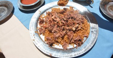 Historical dishes of the Hittite civilization on display, in Çorum, Türkiye, July 5, 2023. (IHA Photo)