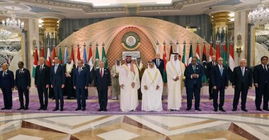 A family photo of Arab League leaders before a summit in Jeddah, Saudi Arabia, May 19, 2023. (AFP Photo)