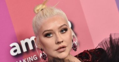 Christina Aguilera arrives for the gala in Los Angeles, California, U.S., Oct. 2019. (Shutterstock Photo)