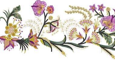 Embroidery motif. (Shutterstock Photo)