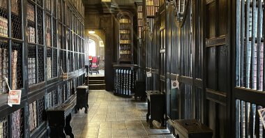 The interior of Chetham&#039;s Library, in Manchester, U.K., July 7, 2023. (AA Photo)