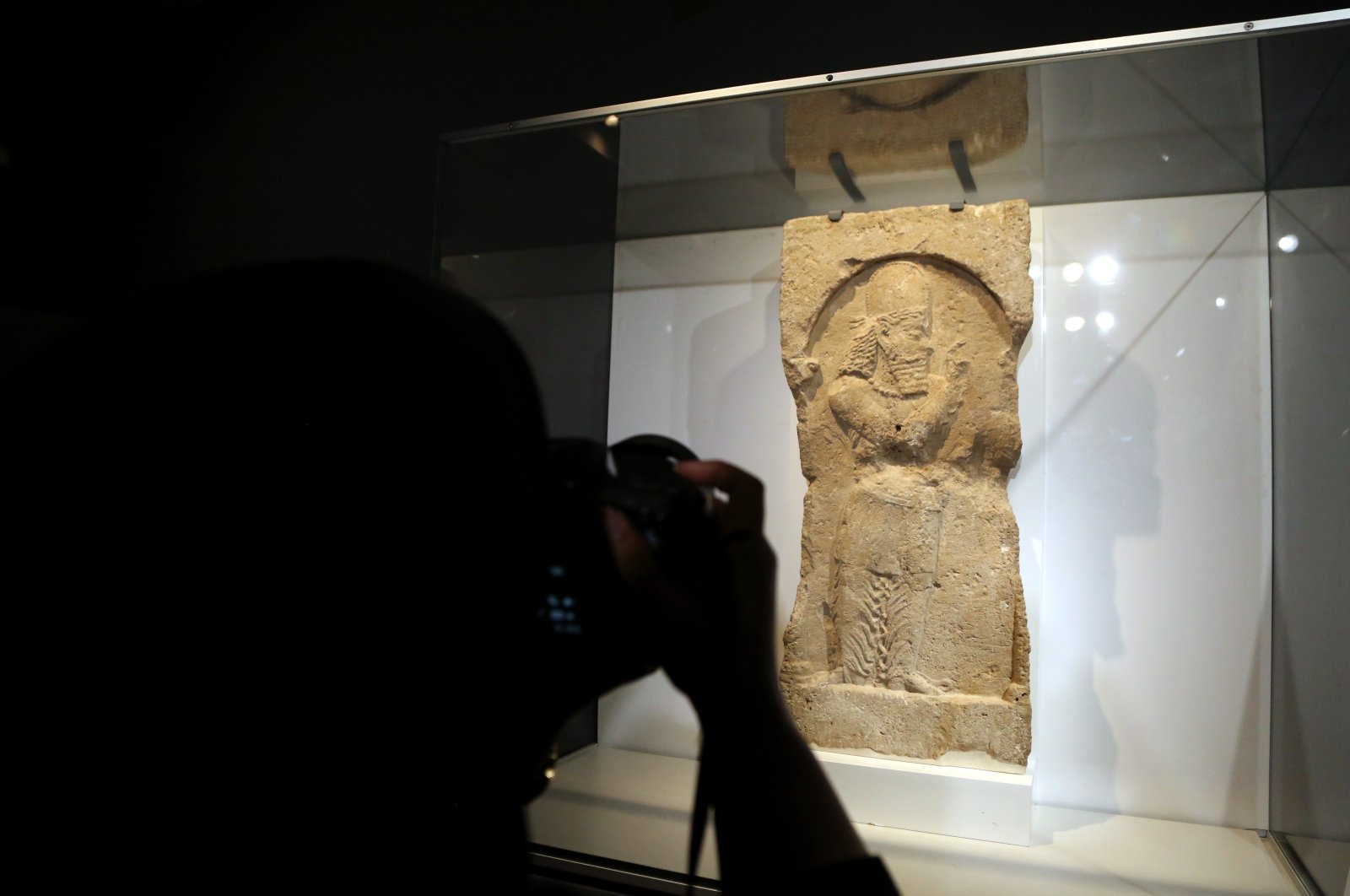 After being abducted for approximately 35 years, a historical artifact from the Sasanian period was returned to Iran, July 10, 2023. (AA Photo)