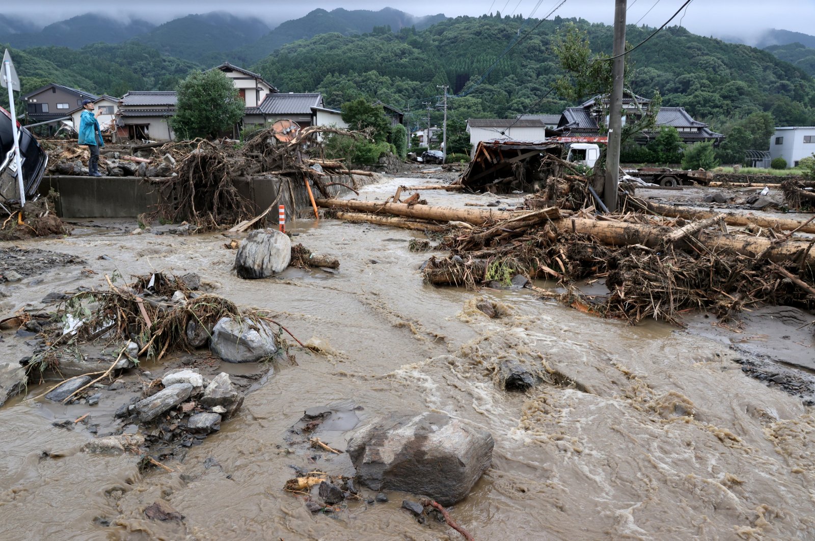 At least 6 dead, 3 more missing as Japan hit by torrential rain