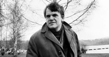 Portrait taken in 1973 shows Czech-born French writer Milan Kundera in Prague, then-Czechoslovakia, Oct. 14, 1973. (AFP Photo)