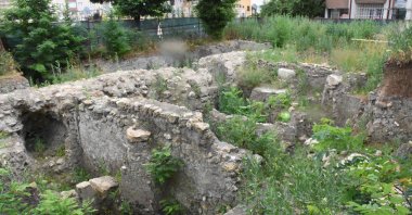 The burial site located in Türkiye's Sivas where is estimated to belong to one of the earliest bishops of Christianity in Anatolia, Saint Blaise, Sivas, Türkiye, July 11, 2023. (DHA Photo)