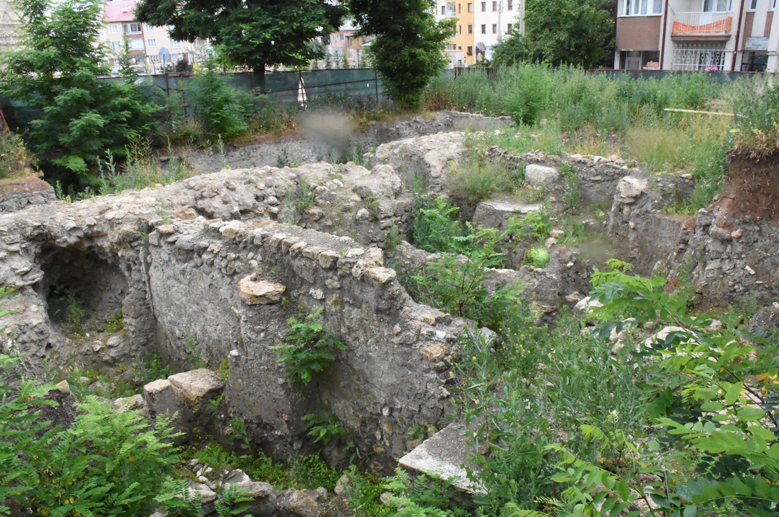 The burial site located in Türkiye&#039;s Sivas where is estimated to belong to one of the earliest bishops of Christianity in Anatolia, Saint Blaise, Sivas, Türkiye, July 11, 2023. (DHA Photo)