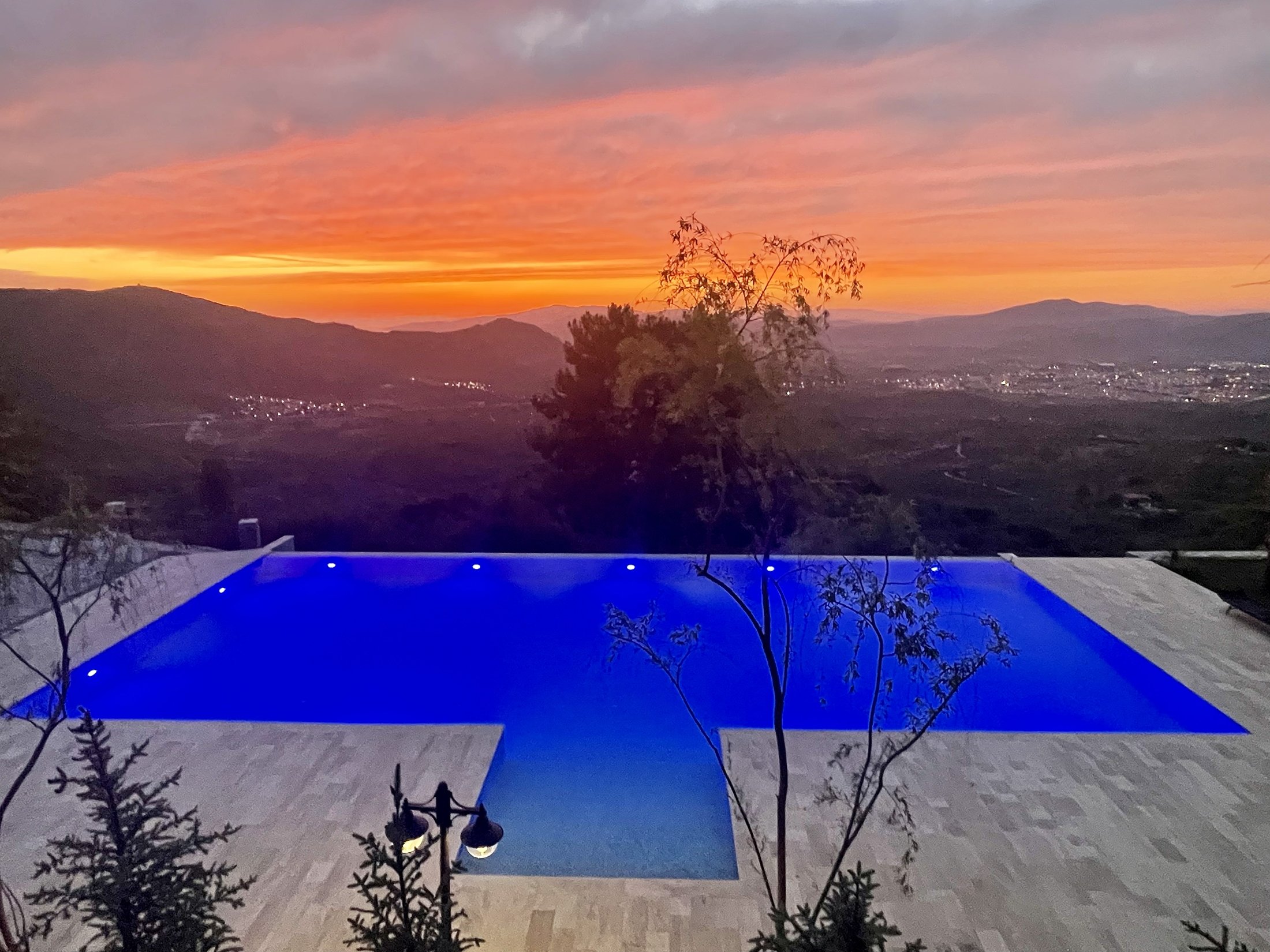 A view of a pool at the Ephesus Retreat Center, in Izmir, Türkiye, July 2, 2023. (Photo by Leyla Yvonne Ergil)