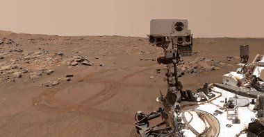 NASA&#039;s Perseverance Mars rover takes a &quot;selfie&quot; on Mars, Sept. 10, 2021. (Reuters Photo)