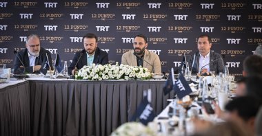 The press conference of TRT&#039;s "12 Punto" that took place in Feriye, Istanbul, Türkiye, July 17, 2023. (Photo courtesy of TRT)