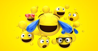 A number of different emojis are seen in the picture, July 17, 2023. (Shutterstock Photo)