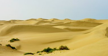 A general view of sand dunes in Sistan-Baluchestan, Iran. (Getty Images)