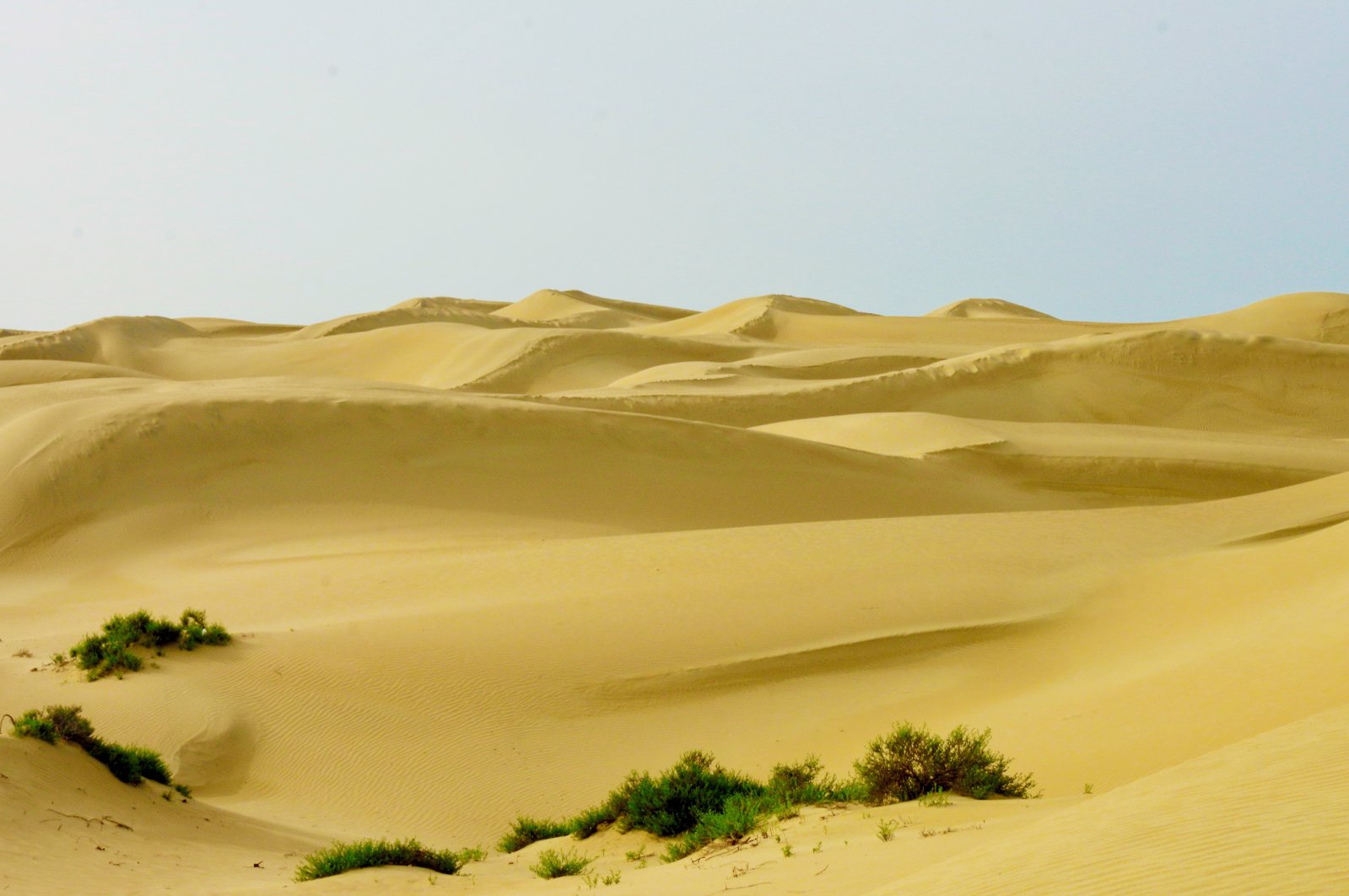 A general view of sand dunes in Sistan-Baluchestan, Iran. (Getty Images)