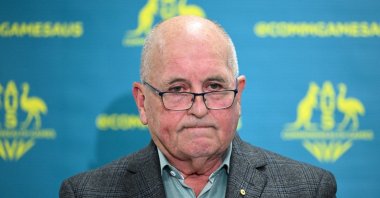 Commonwealth Games Australia CEO Craig Phillips speaks to the media during a press conference, Melbourne, Australia, July 18, 2023. (Reuters Photo)