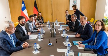 European Union leaders, Latin and Caribbean leaders attend a summit in Brussels, Belgium, July 18, 2023. (AFP Photo)