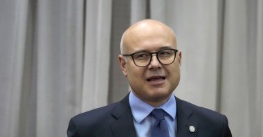 Serbian Defense Minister Milos Vucevic speaks in the government building in Belgrade, Serbia, Thursday, Jan. 12, 2023. (AP File Photo)