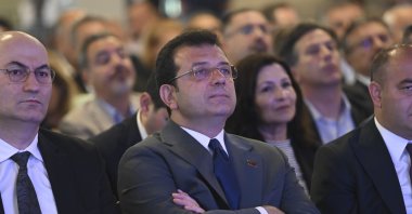 Mayor Ekrem Imamoğlu attends an event in Istanbul, Türkiye, June 22, 2023. (AA Photo)