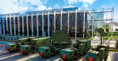 The ERALP Portable Early Warning Radar System is seen in an unidentified location in this photo provided on July 19, 2023. (Courtesy of Aselsan)