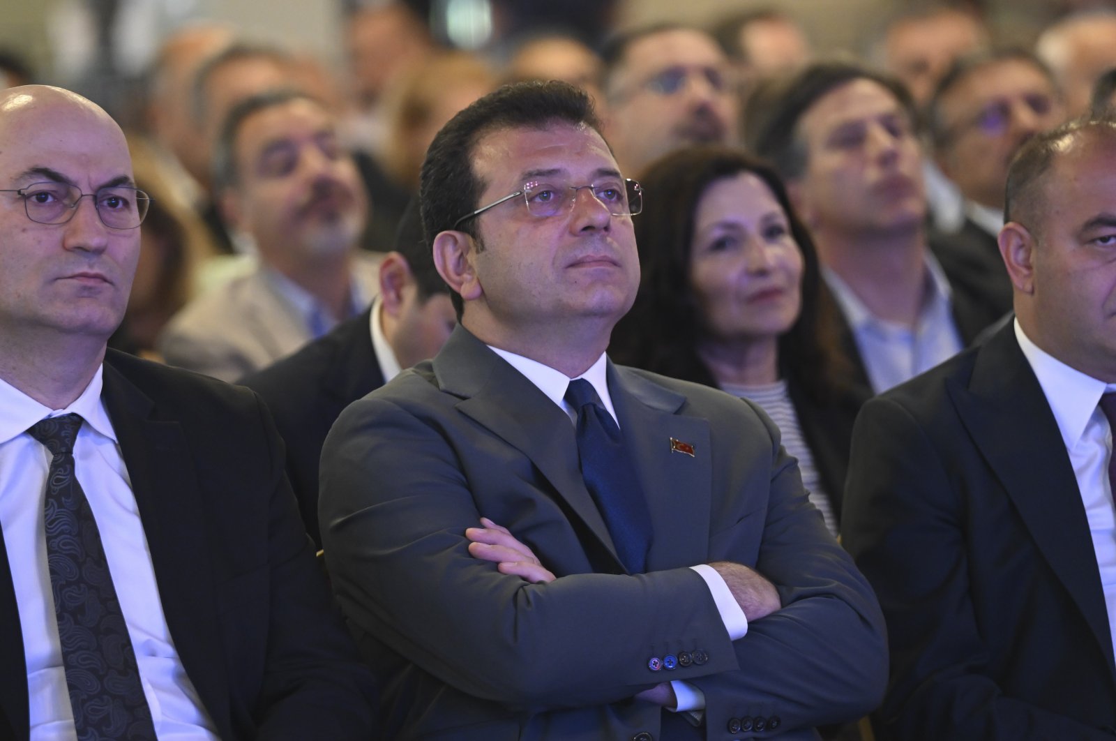 Mayor Ekrem Imamoğlu attends an event in Istanbul, Türkiye, June 22, 2023. (AA Photo)