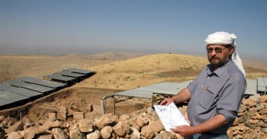 UNESCO World Heritage Site Göbeklitepe, known as the "zero point of history," is being commemorated on the 9th anniversary of the passing of Prof. Dr. Klaus Schmidt, who contributed to its transformation into humanity's shared heritage, Şanlıurfa, Türkiye, July 19, 2023. (AA Photo)