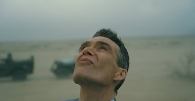 This image released by Universal Pictures shows Cillian Murphy in a scene from &quot;Oppenheimer.&quot; (AP Photo)