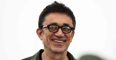 Turkish director Nuri Bilge Ceylan poses during a photocall for the film "Kuru Otlar Ustune" (About Dry Grasses) at the 76th edition of the Cannes Film Festival in Cannes, southern France, May 20, 2023. (AFP Photo)