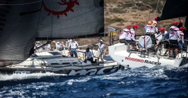 Sailors in action during the 4th Presidential International Yacht Race, Muğla, Türkiye, July 25, 2023. (Courtesy of Sail Türkiye)