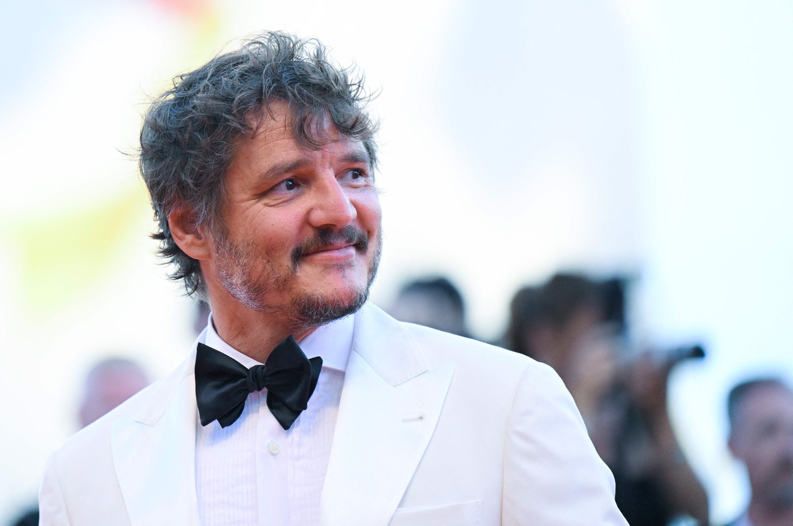 Chilean-U.S. actor Pedro Pascal arrives for the screening of the film &quot;Argentina, 1985&quot; during the 79th Venice International Film Festival at Lido di Venezia in Venice, Italy, Sept. 3, 2022. (AFP Photo)