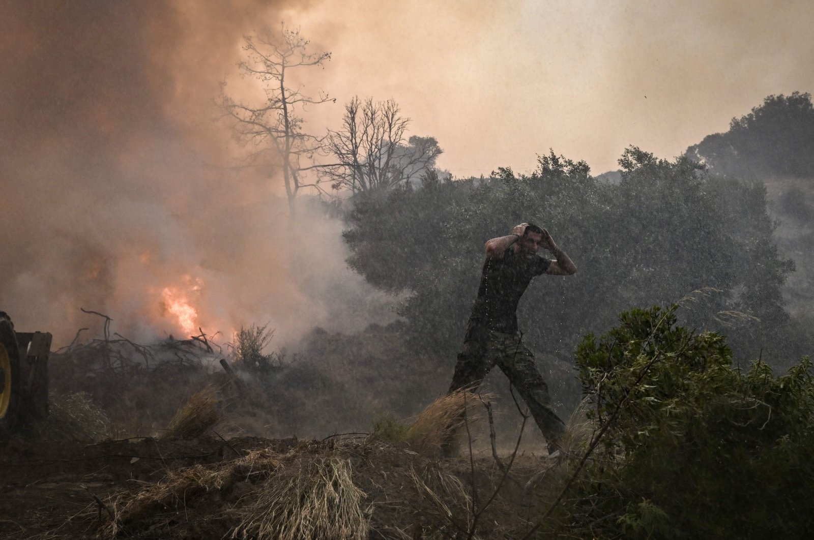 Blazing heat, wildfires sweep across Mediterranean nations