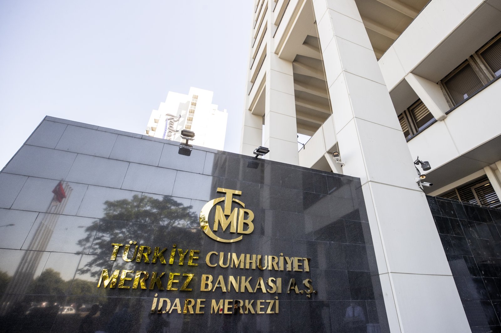 The headquarters of the Central Bank of the Republic of Türkiye (CBRT), in Ankara, Türkiye, July 28, 2022. (AA Photo)