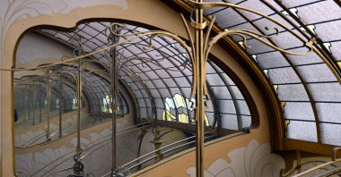 The interior view of Horta Museum, Brussels, Belgium, July 4, 2023. (AA Photo)