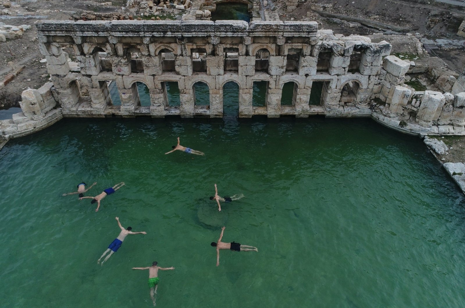 Restoration of Türkiye’s 2,000-year-old Roman bath nears completion