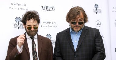 Charlie Kaufman (L) and Jack Black at the Variety Creative Impact Awards, California, U.S., Jan. 3, 2016. (Shutterstock Photo)