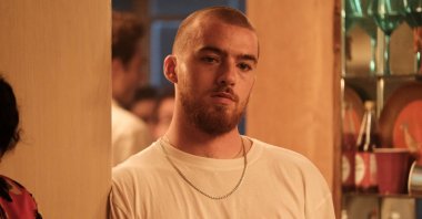 Angus Cloud, cast member of the HBO teen drama series "Euphoria," is pictured on set in this undated handout photo. (Reuters Photo)