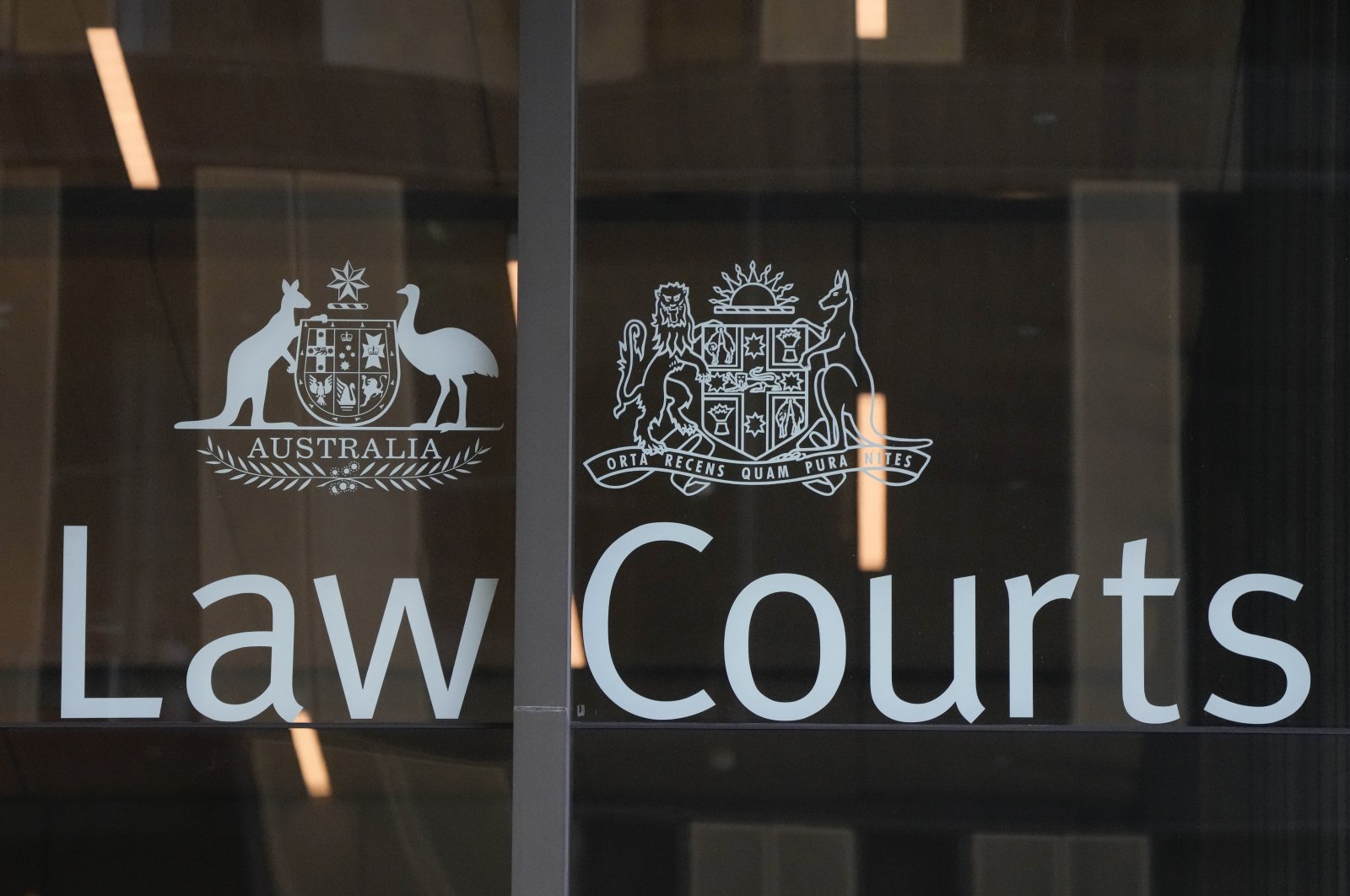 A view of the Law Courts in Sydney, Australia, Oct. 7, 2021. (AP Photo)