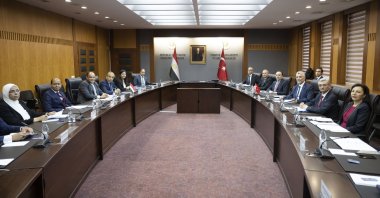 Turkish and Egyptian trade delegations meet in Ankara, Türkiye, Aug. 1, 2023. (AA Photo)
