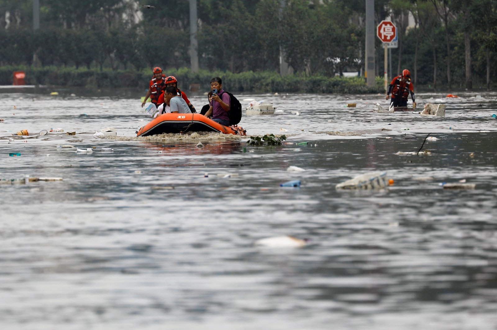 Beijing swamped by heaviest deluge on record in 140 years