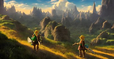 A shot from the game The Legend of Zelda. (Shutterstock Photo)