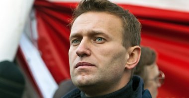 Alexey Navalny is seen in Russian March on the day of national unity in the Moscow district of Lublino, Russia, Nov. 04, 2011. (Shutterstock Photo)