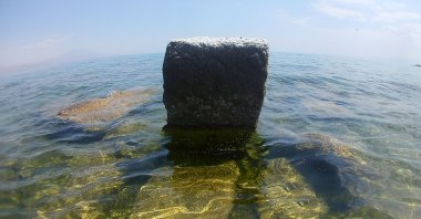 A tomb unearthed in the Lake Van Basin, Van, eastern Türkiye, Aug. 13, 2023. (AA Photo)