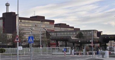 The entrance of the headquarters of the German domestic intelligence service, Bundesamt für Verfassungsschutz, is pictured in Cologne, Germany, on Wednesday, Nov. 30, 2016. (AP File Photo)